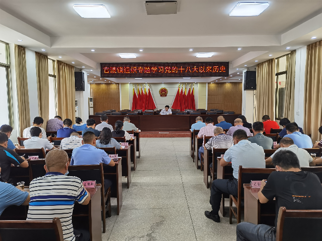 官渡镇组织专题学习党的十八大以来历史-翁源县人民政府