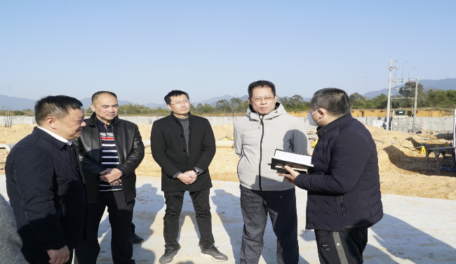 翁源县迅速贯彻落实全省高质量发展大会精神高忠率队调研工业项目建设情况
