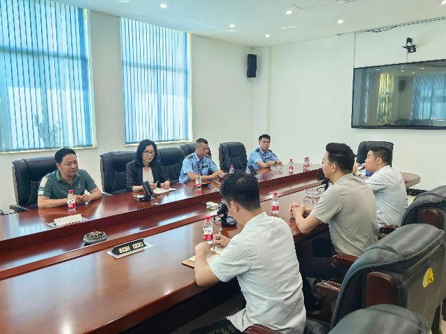 韶关市生态环境局副局长朱卫斌率执法二科到企业开展督导检查.jpg