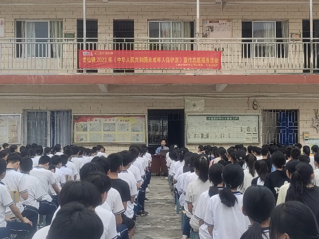龙仙镇开展《中华人民共和国未成年人保护法》普法宣传活动.jpg