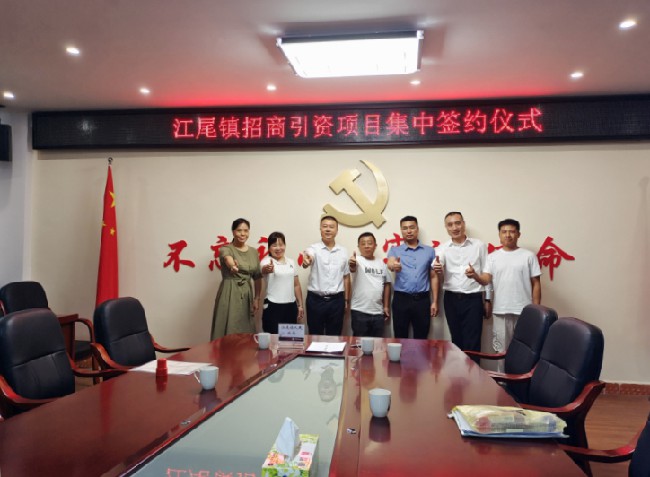 江尾镇：大力推进招商引资，推动镇域产业发展.jpg