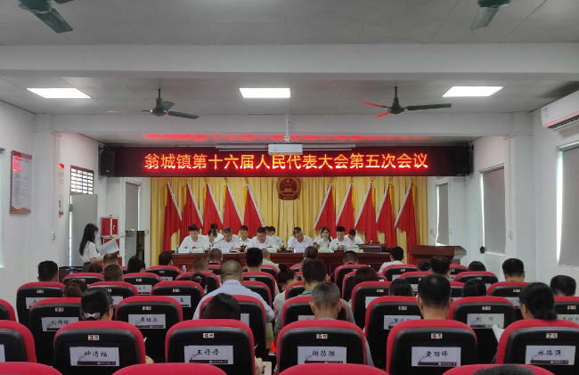 翁城镇第十六届人民代表大会第五次会议胜利召开图片_1.png