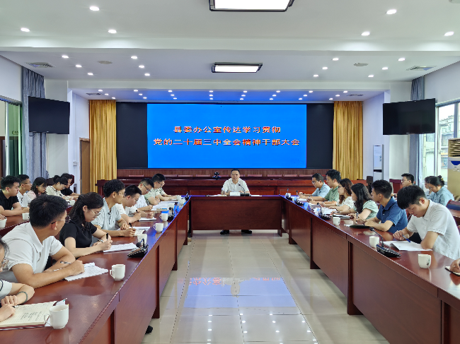 7月30日上午，县委办公室召开传达学习贯彻党的二十届三中全会精神干部大会.jpg
