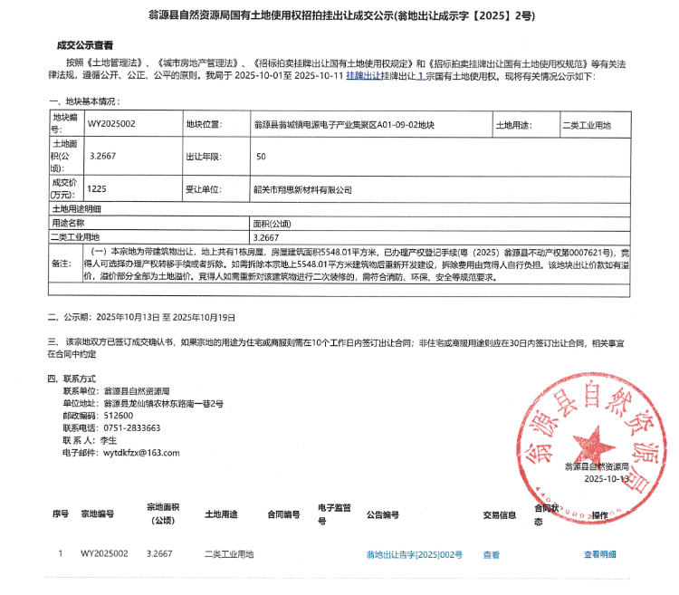翁源县自然资源局国有土地使用权招拍挂出让成交公示(翁地出让成示字[2025]2号).jpg