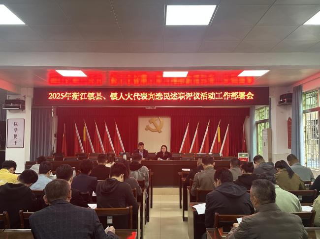 新江镇部署人大代表述职评议工作 畅通民主监督“最后一公里”.png