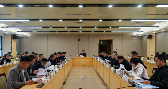 县委党的建设工作领导小组会议召开