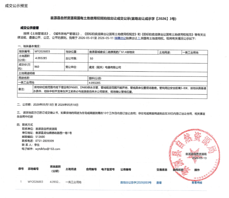 翁源县自然资源局国有土地使用权招拍挂出让成交公示(翁地出让成示字[2026]3号).jpg