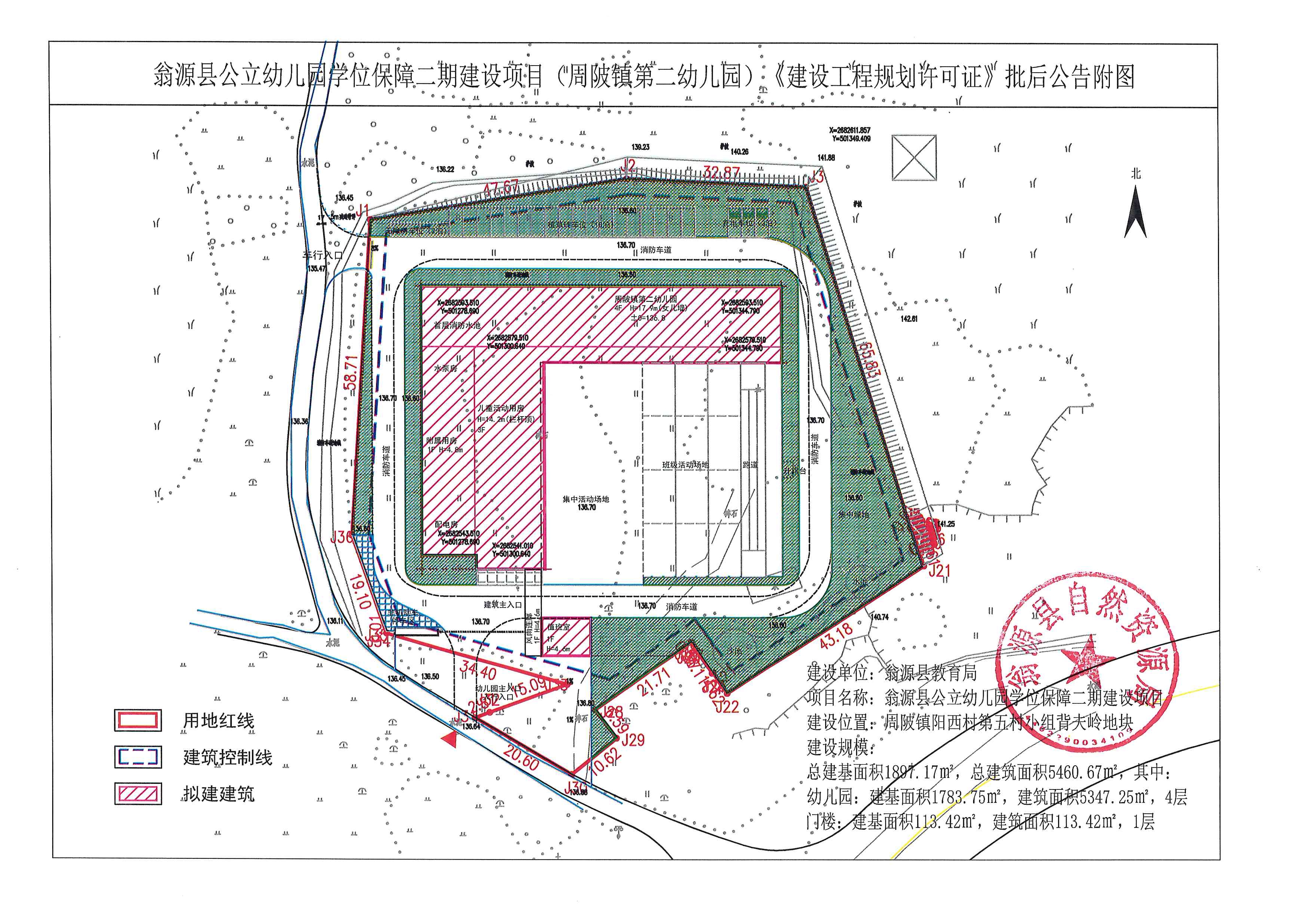 翁源县公立幼儿园学位保障二期建设项目(周陂镇第二幼儿园)《建设工程