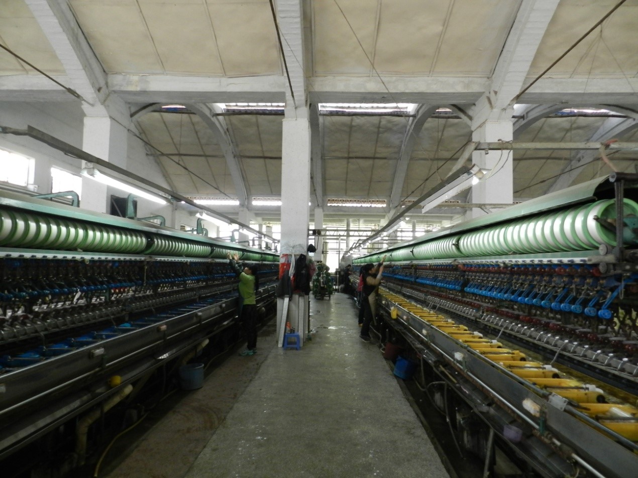 缫丝车间——摄影:黄影祥