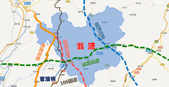 韶新高速线路图图片